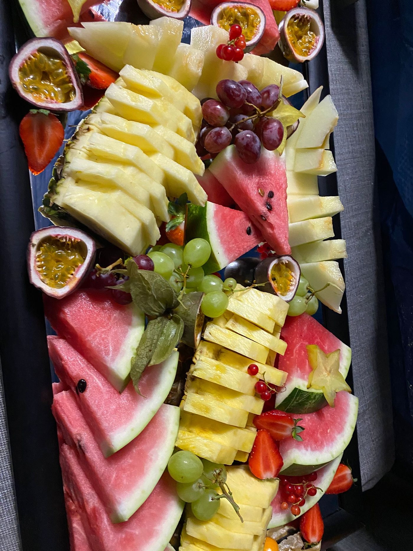 Obstplatte für das Catering-Buffet